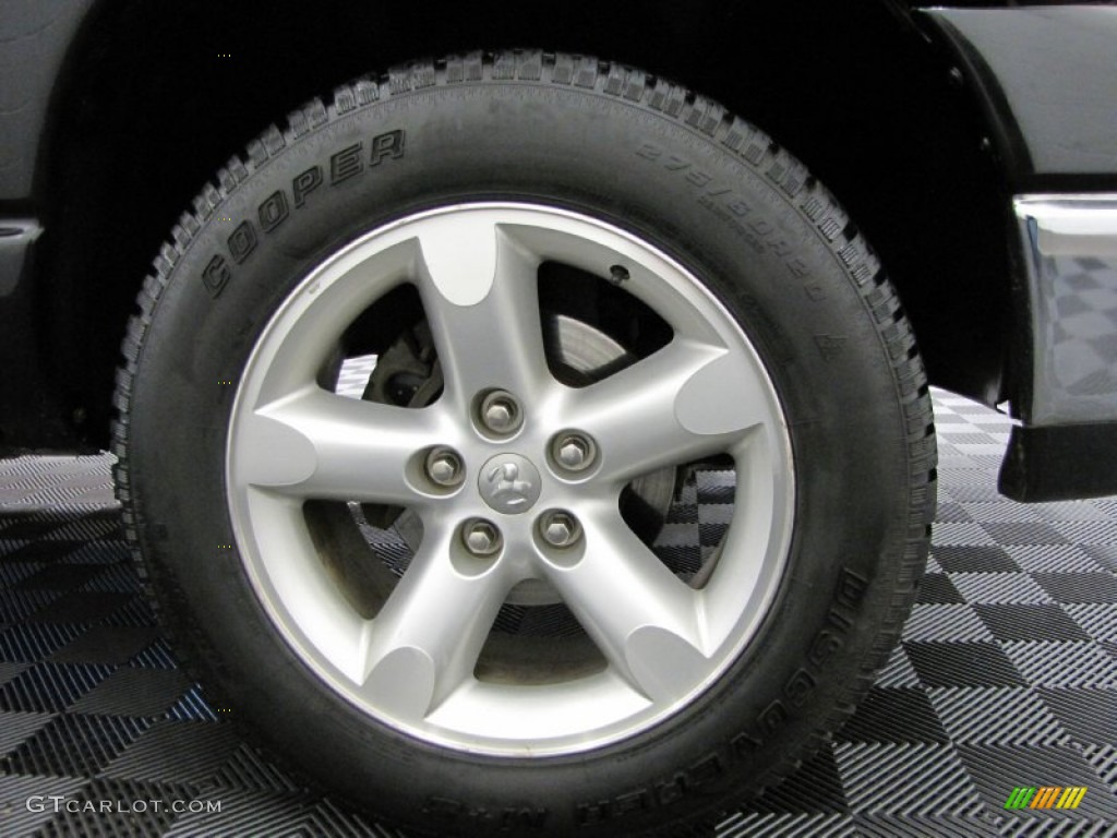 2006 Ram 1500 SLT Quad Cab 4x4 - Brilliant Black Crystal Pearl / Medium Slate Gray photo #33