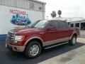 2013 Ruby Red Metallic Ford F150 Lariat SuperCrew 4x4  photo #1