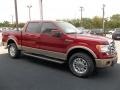 2013 Ruby Red Metallic Ford F150 Lariat SuperCrew 4x4  photo #13