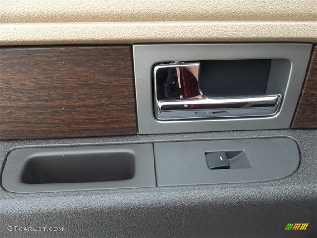 2013 F150 Lariat SuperCrew 4x4 - Ruby Red Metallic / Adobe photo #42