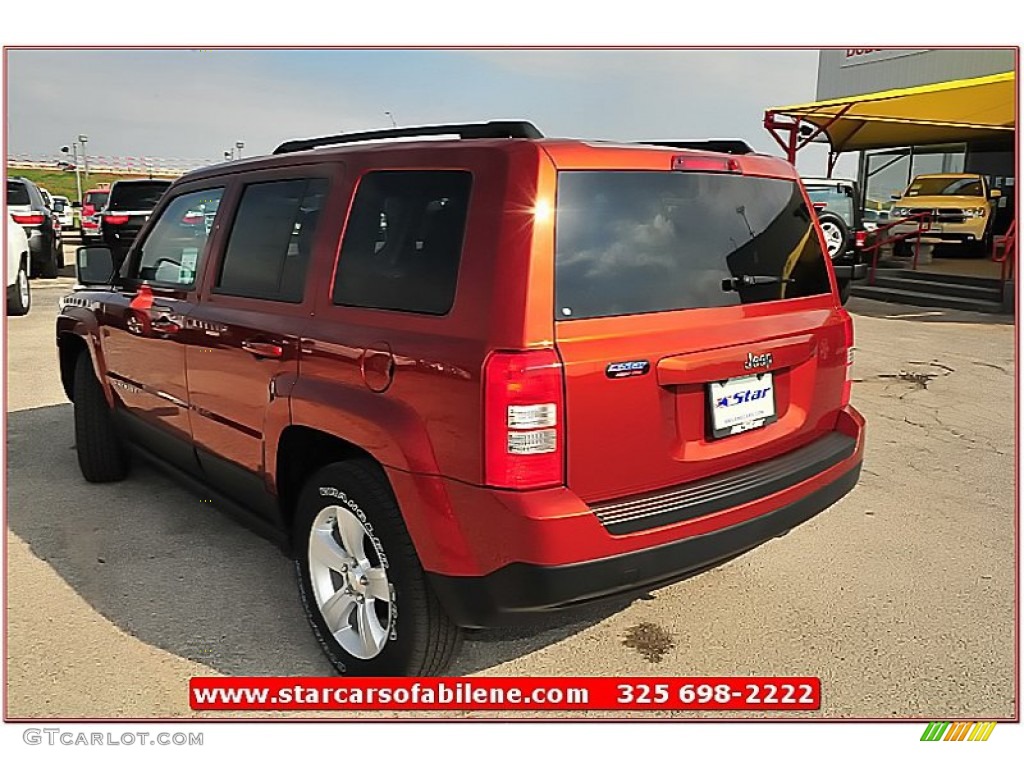 2012 Patriot Sport - Copperhead Orange Pearl / Dark Slate Gray photo #3