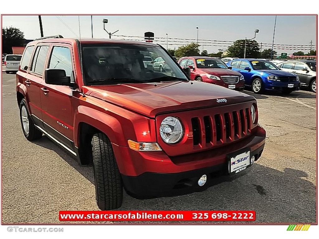 2012 Patriot Sport - Copperhead Orange Pearl / Dark Slate Gray photo #7