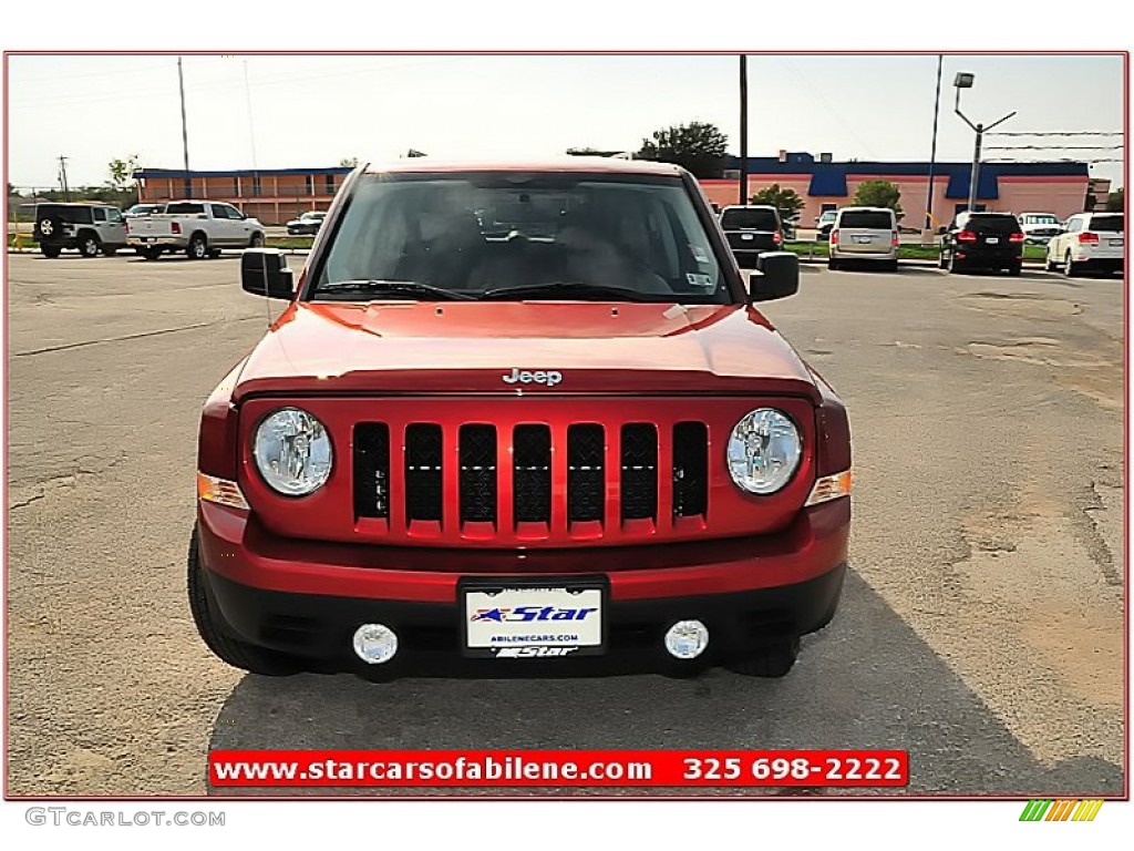 2012 Patriot Sport - Copperhead Orange Pearl / Dark Slate Gray photo #8