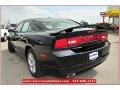 2013 Pitch Black Dodge Charger SE  photo #4