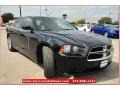 2013 Pitch Black Dodge Charger SE  photo #8