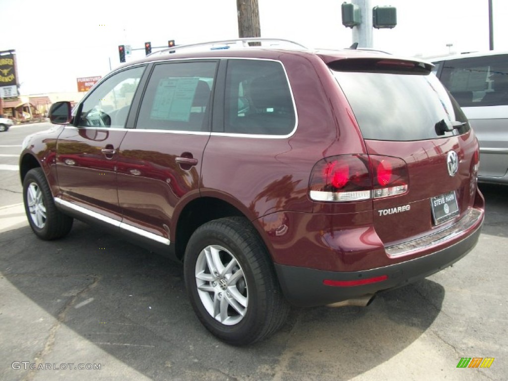 2009 Touareg 2 VR6 - Cranberry Red Metallic / Anthracite photo #2