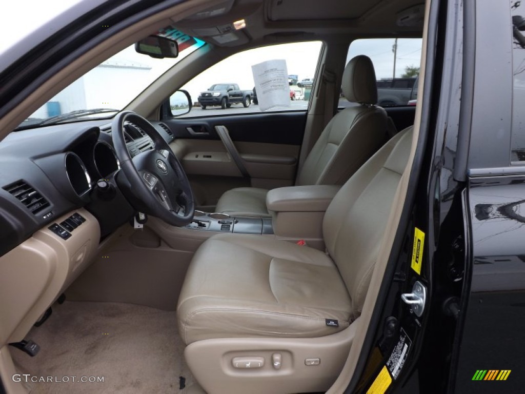 Sand Beige Interior 2009 Toyota Highlander Sport Photo #72041504