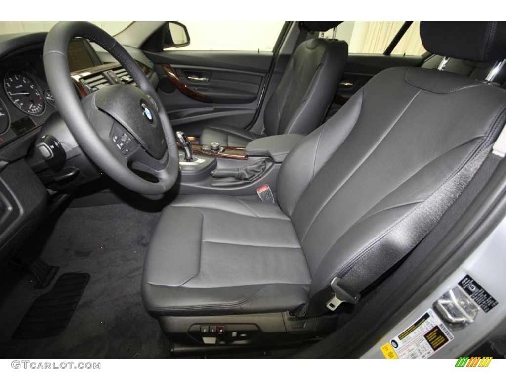 Black Interior 2013 BMW 3 Series 328i Sedan Photo #72041505
