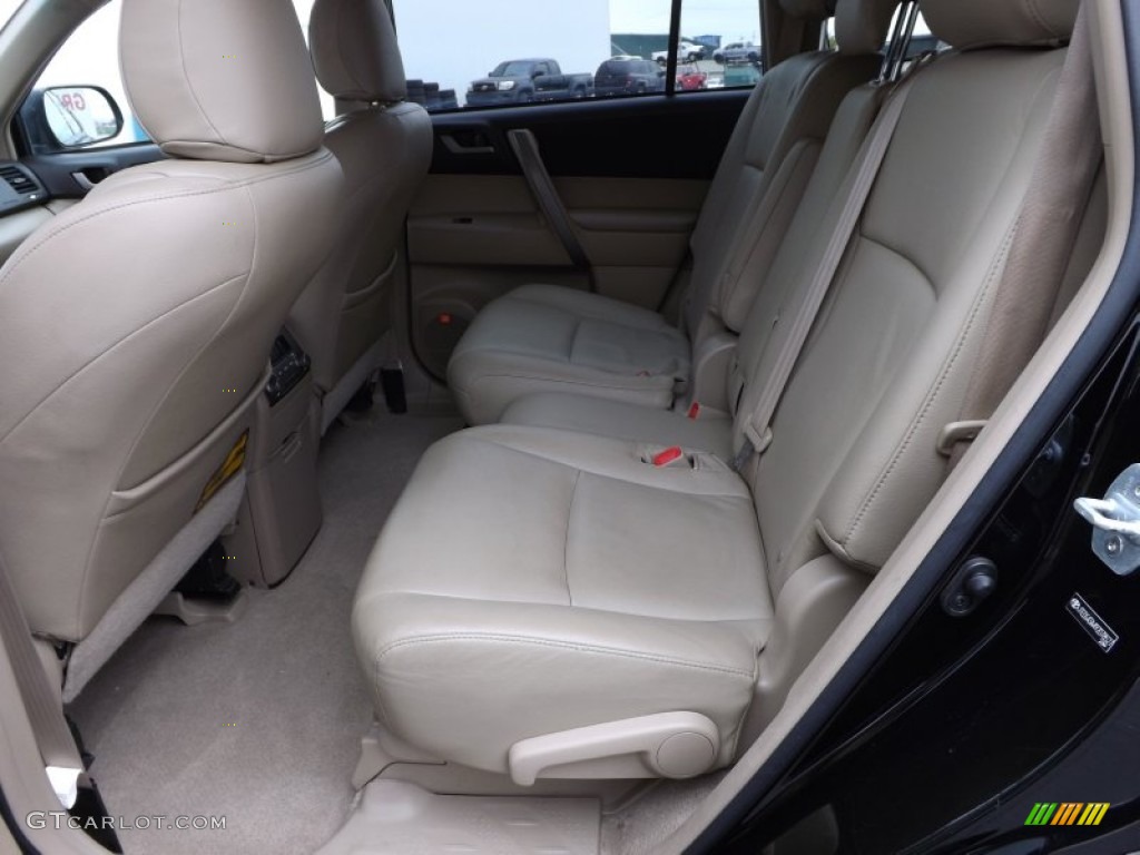 Sand Beige Interior 2009 Toyota Highlander Sport Photo #72041593