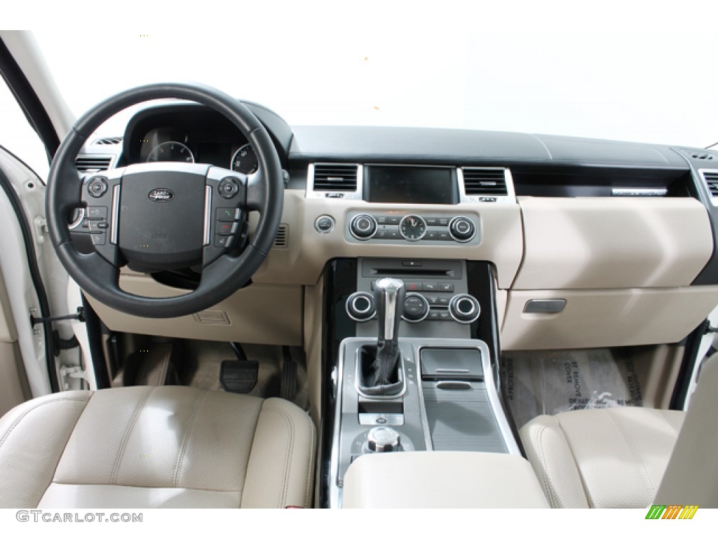 2010 Land Rover Range Rover Sport HSE Almond/Nutmeg Stitching Dashboard Photo #72041734