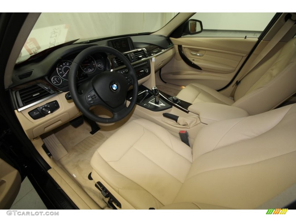 2013 3 Series 328i Sedan - Black Sapphire Metallic / Venetian Beige photo #11