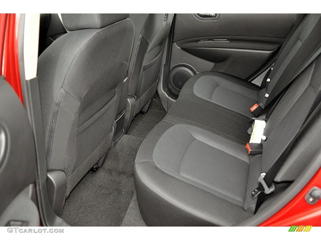 Black Interior 2013 Nissan Rogue S AWD Photo #72042964