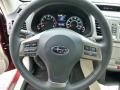 Warm Ivory Leather Steering Wheel Photo for 2013 Subaru Legacy #72043030