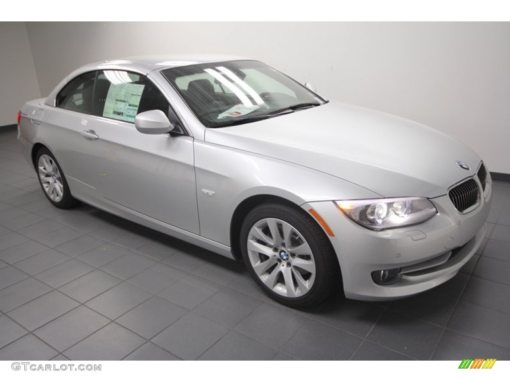 2013 3 Series 328i Convertible - Titanium Silver Metallic / Black photo #7