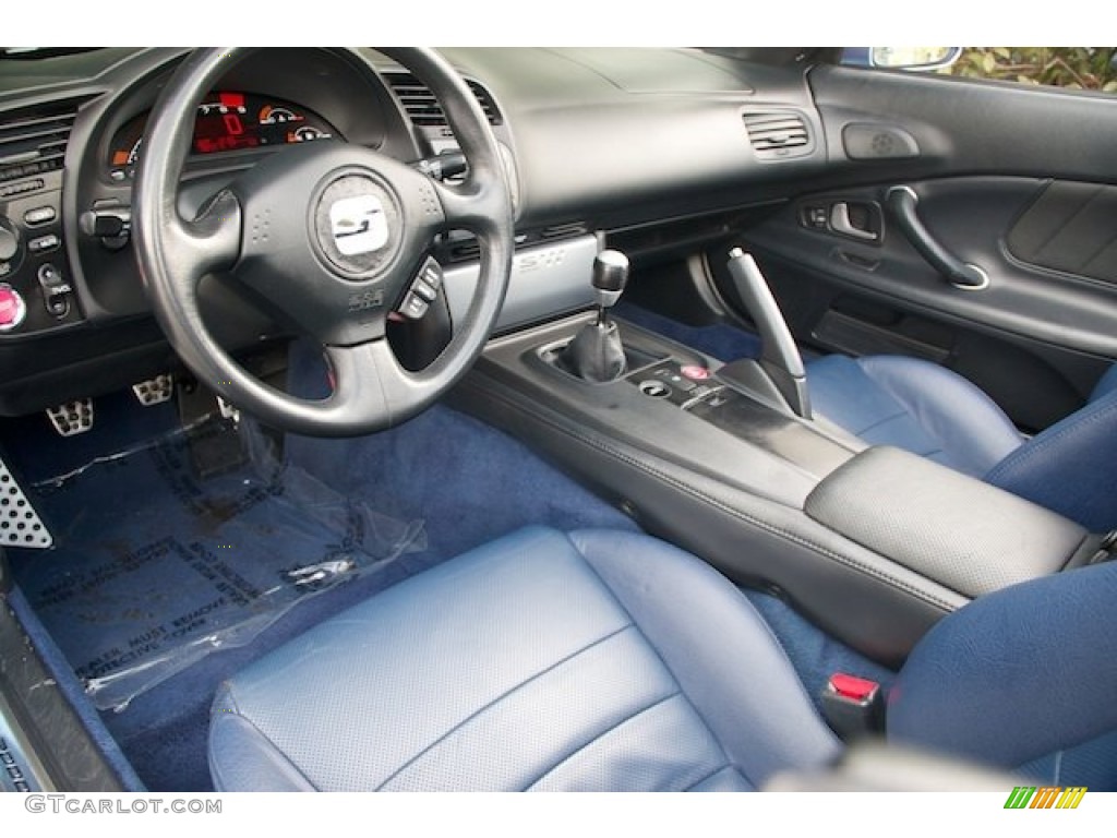 Blue Interior 2006 Honda S2000 Roadster Photo #72043597