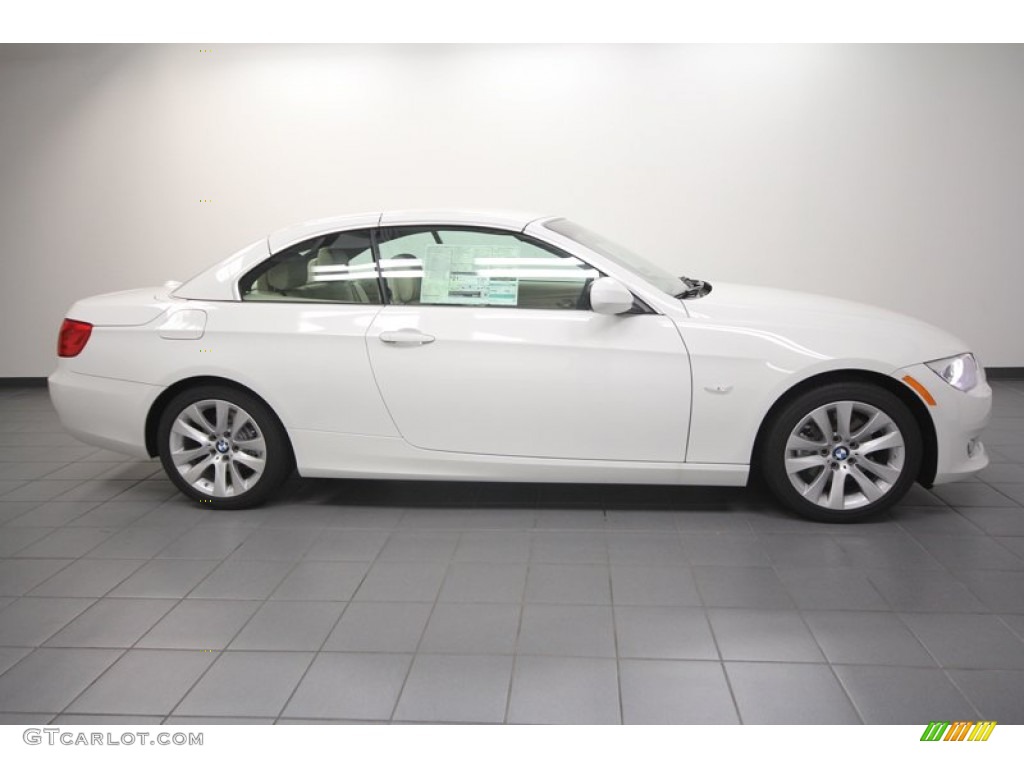 2013 3 Series 328i Convertible - Alpine White / Cream Beige photo #6
