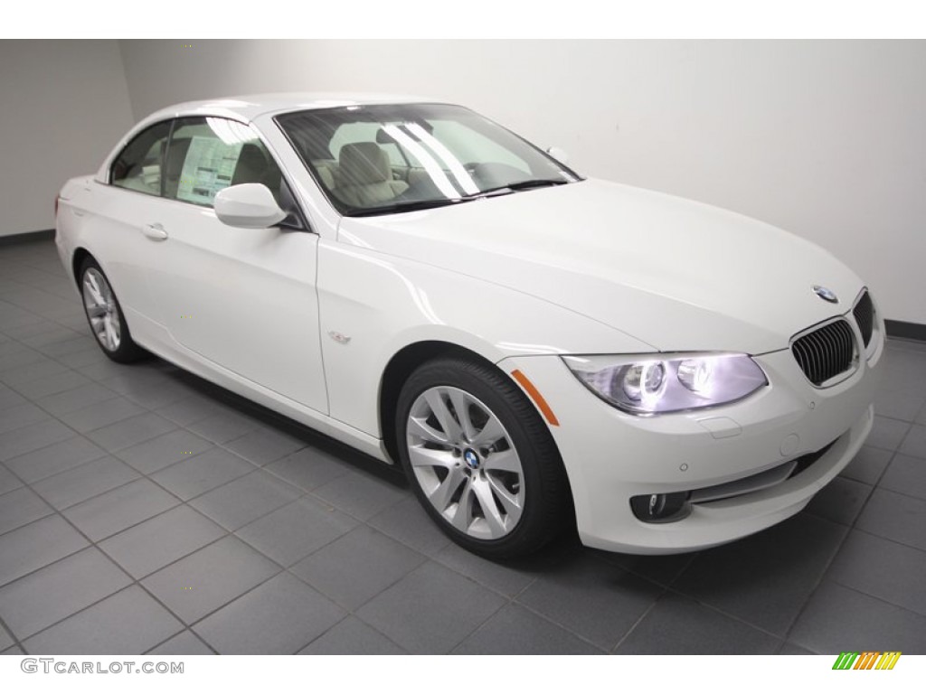 2013 3 Series 328i Convertible - Alpine White / Cream Beige photo #7