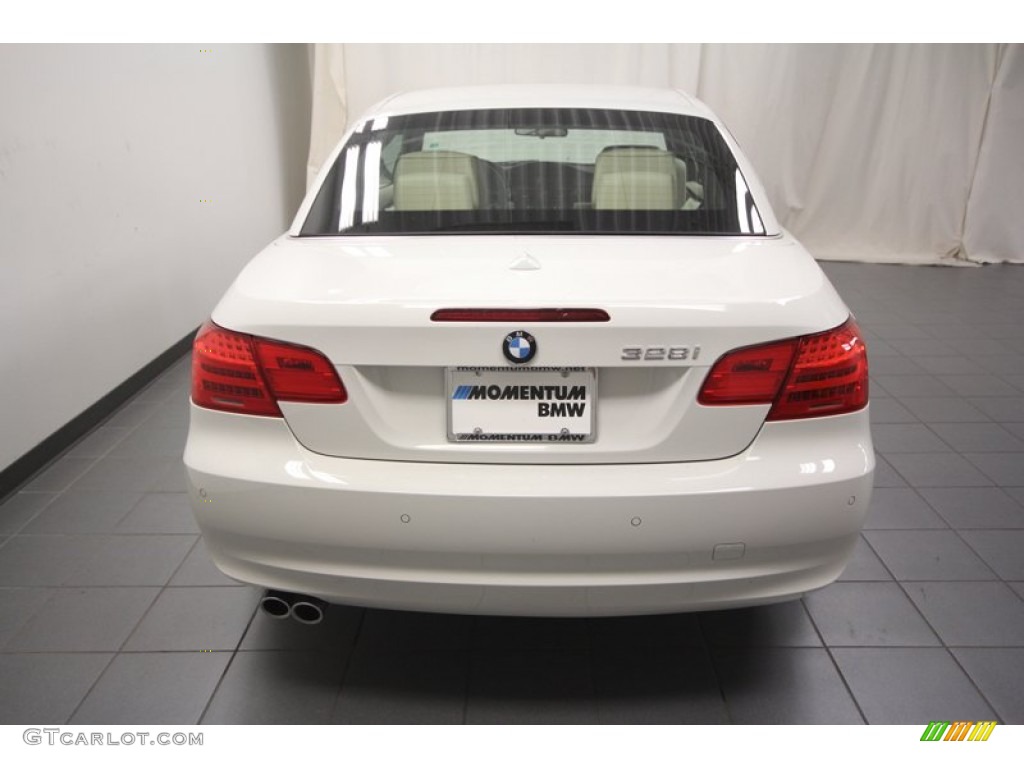 2013 3 Series 328i Convertible - Alpine White / Cream Beige photo #11