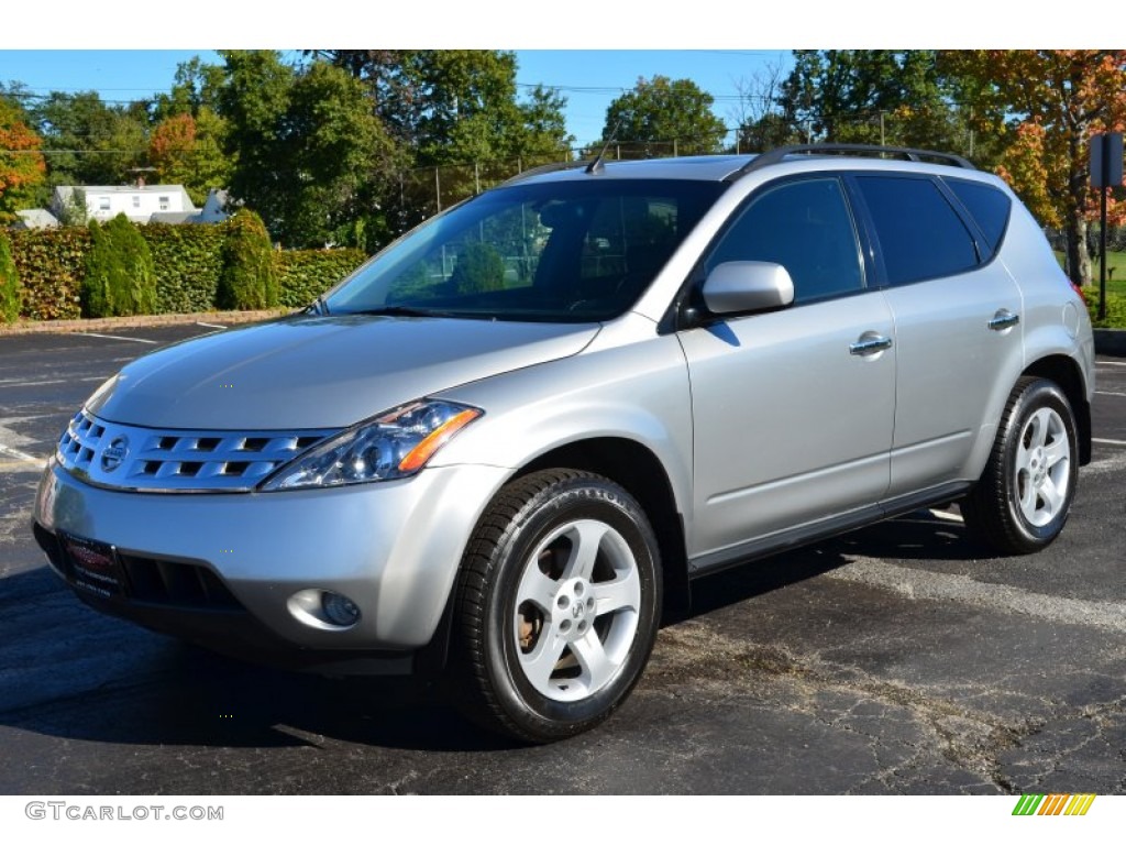 2003 Murano SL AWD - Sheer Silver Metallic / Charcoal photo #3