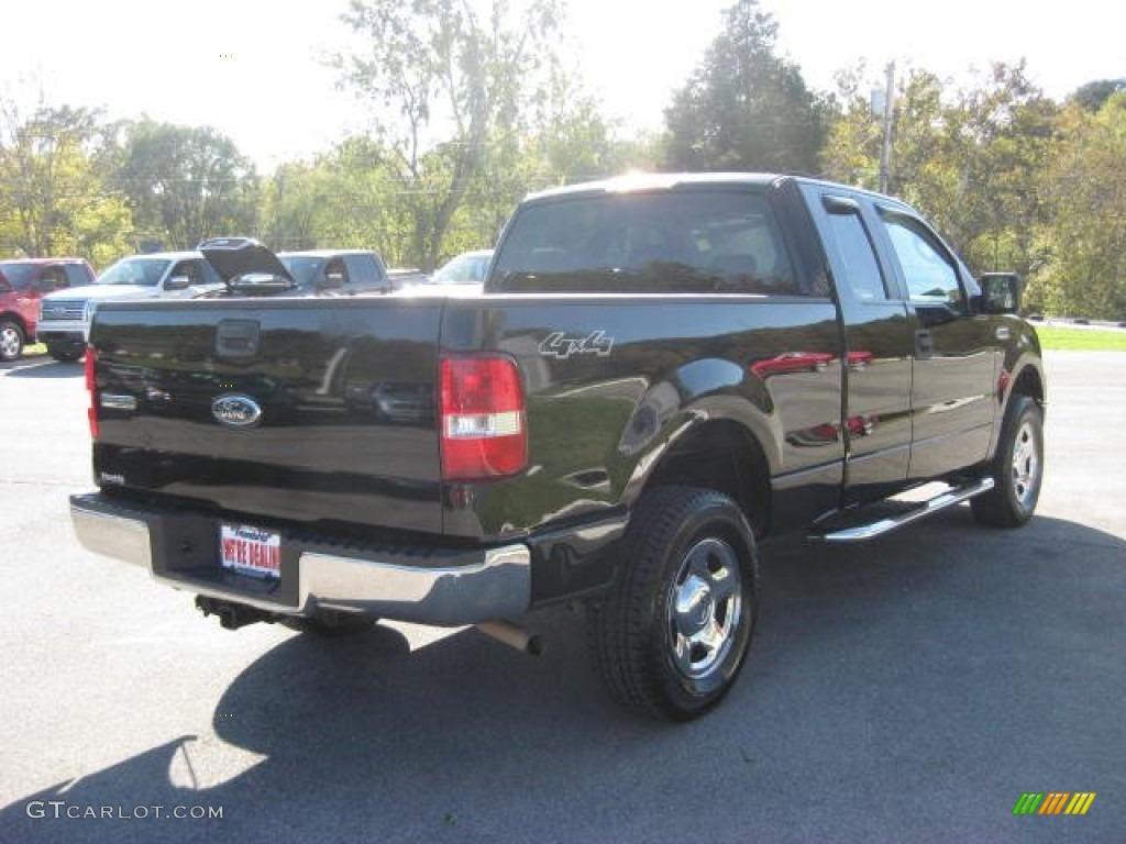 2006 F150 XLT SuperCab 4x4 - Black / Medium Flint photo #6