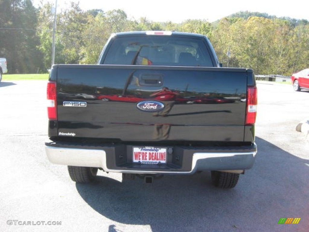 2006 F150 XLT SuperCab 4x4 - Black / Medium Flint photo #7
