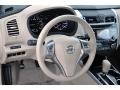 Beige 2013 Nissan Altima 2.5 SV Steering Wheel