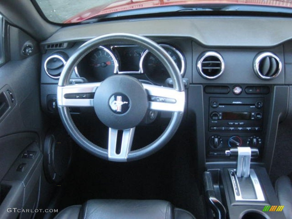 2006 Mustang V6 Premium Convertible - Redfire Metallic / Dark Charcoal photo #18