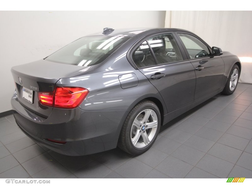 2013 3 Series 328i Sedan - Mineral Grey Metallic / Black photo #8