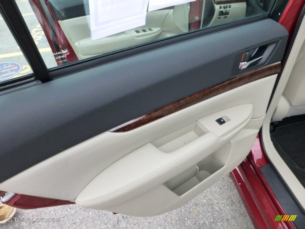 2013 Subaru Legacy 2.5i Limited Ivory Door Panel Photo #72046696