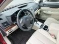 Ivory Interior Photo for 2013 Subaru Legacy #72046738