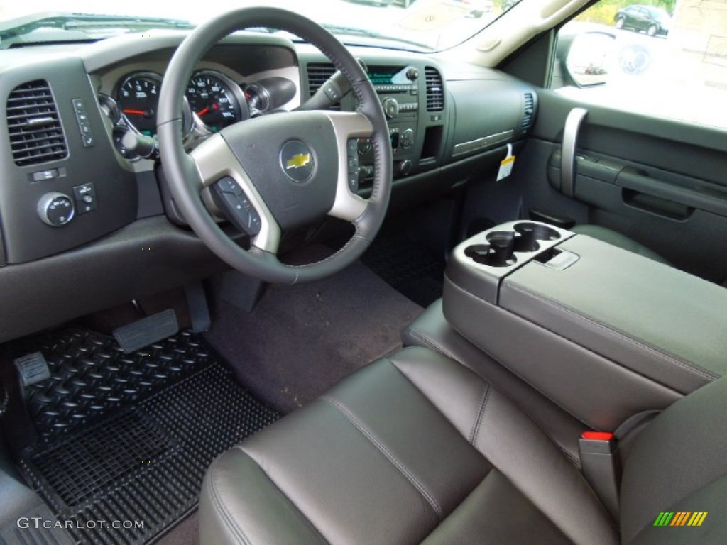 2013 Silverado 1500 LT Crew Cab 4x4 - Blue Granite Metallic / Ebony photo #26