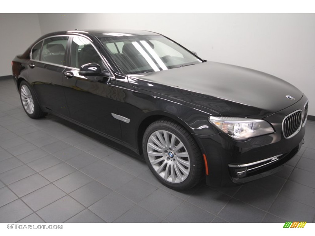 2013 7 Series 740Li Sedan - Black Sapphire Metallic / Black photo #6