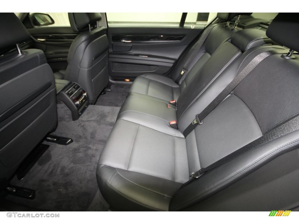 Black Interior 2013 BMW 7 Series 740Li Sedan Photo #72049288