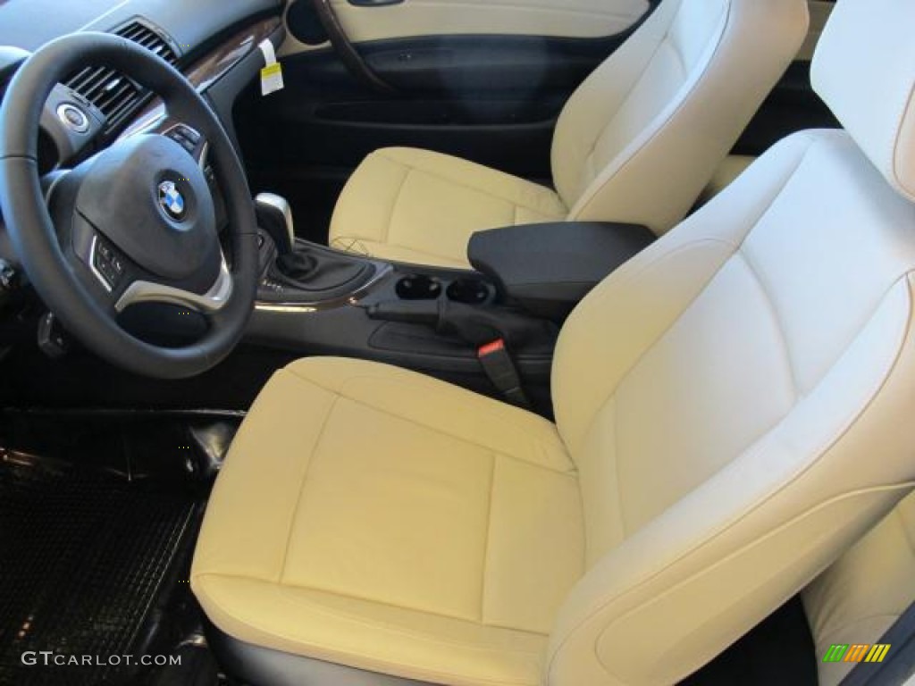 Savanna Beige Interior 2013 BMW 1 Series 128i Coupe Photo #72049768