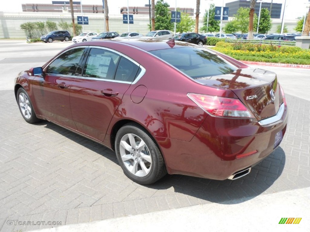 Basque Red Pearl 2012 Acura TL 3.5 Exterior Photo #72050575