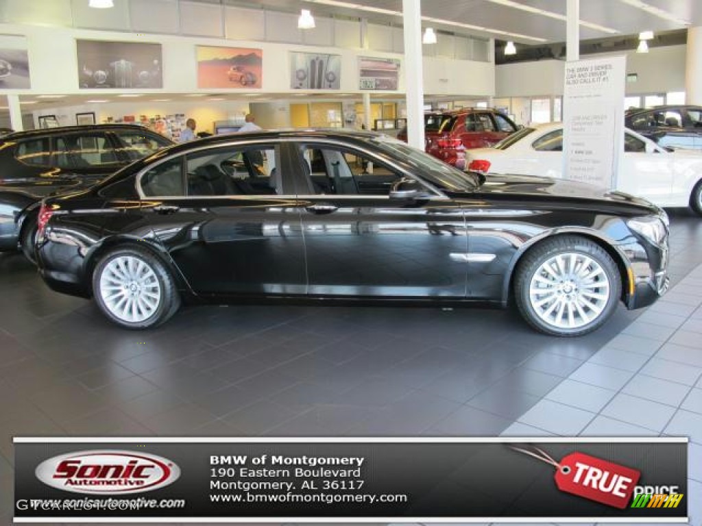 2013 7 Series 750Li Sedan - Jet Black / Black photo #1