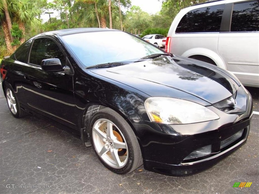 2006 RSX Type S Sports Coupe - Nighthawk Black Pearl / Ebony photo #2