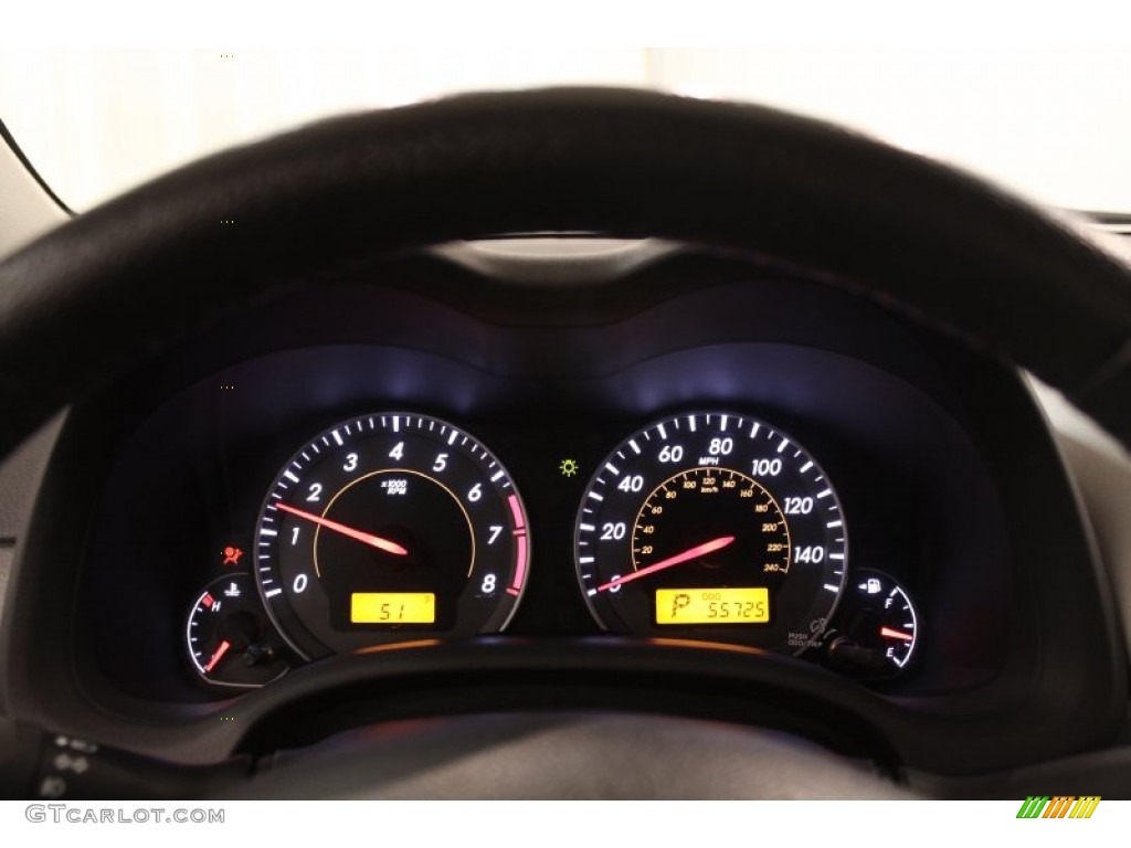 2010 Toyota Corolla S Gauges Photo #72055033