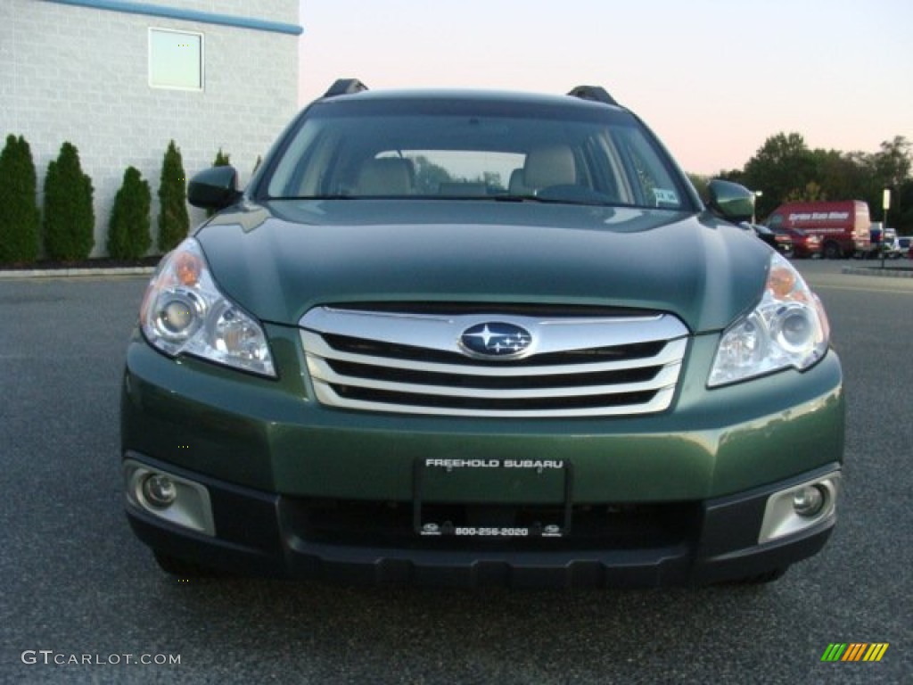 2012 Outback 2.5i - Cypress Green Pearl / Off Black photo #2