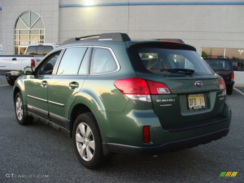 2012 Outback 2.5i - Cypress Green Pearl / Off Black photo #4