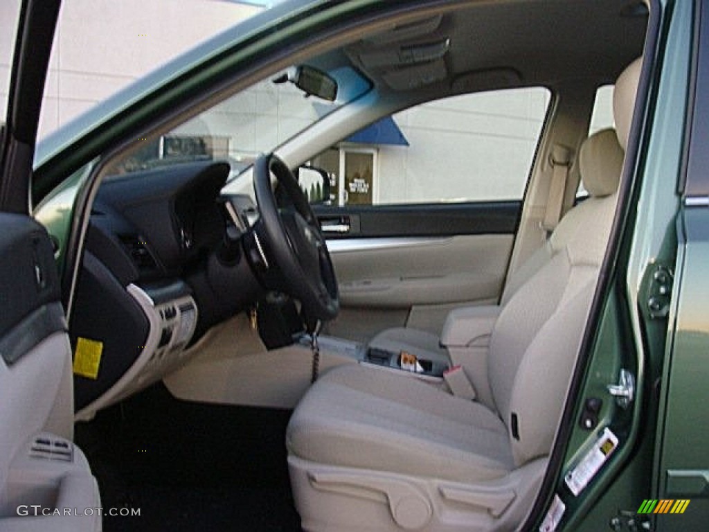2012 Outback 2.5i - Cypress Green Pearl / Off Black photo #9