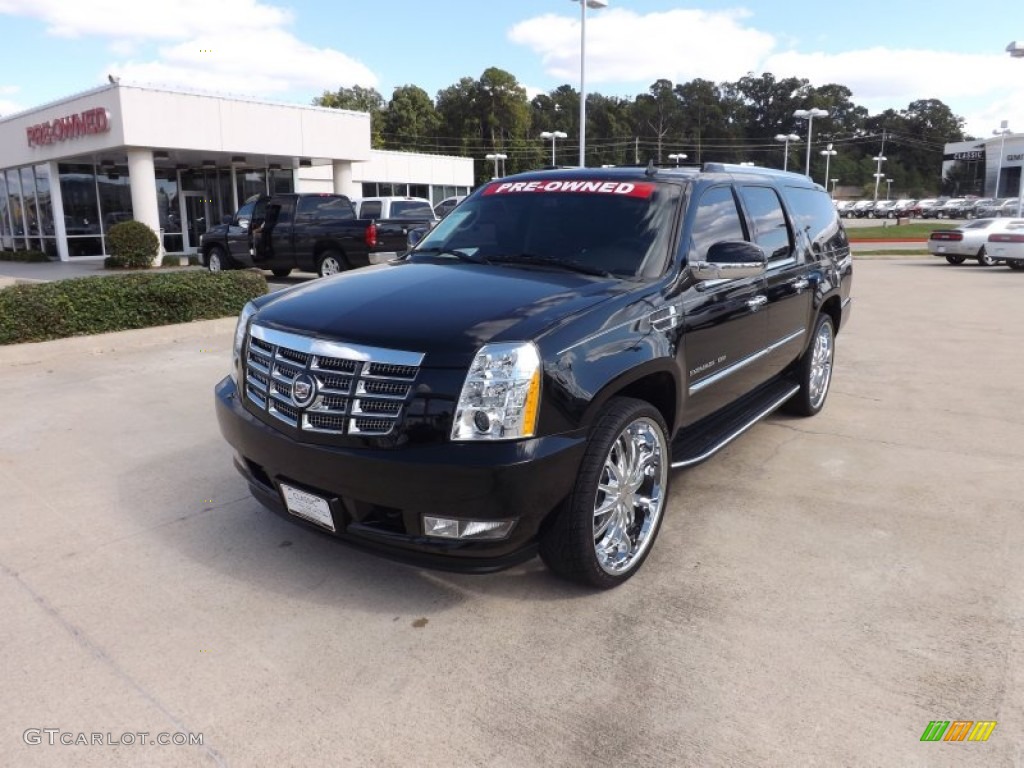 2011 Escalade ESV Luxury - Black Raven / Ebony/Ebony photo #1