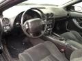 2002 Pontiac Firebird Ebony Black Interior Prime Interior Photo