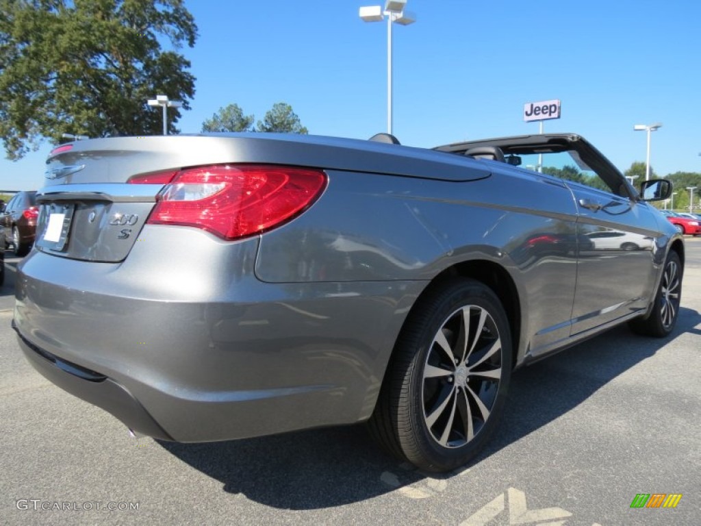 Tungsten Metallic 2013 Chrysler 200 S Convertible Exterior Photo #72057367