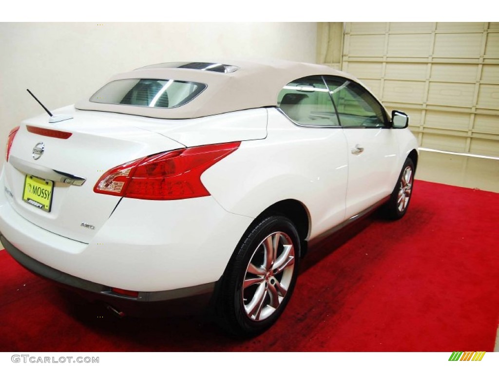 2012 Murano CrossCabriolet AWD - Pearl White / CC Cashmere photo #6