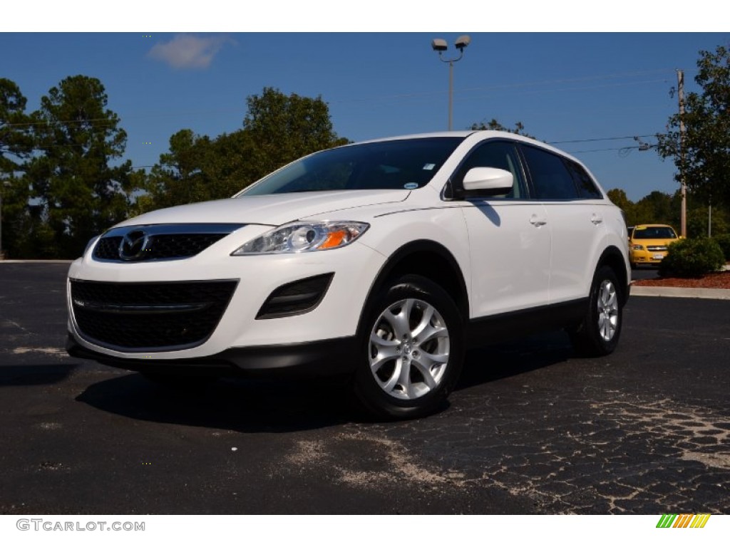 2011 CX-9 Touring - Crystal White Pearl Mica / Sand photo #1