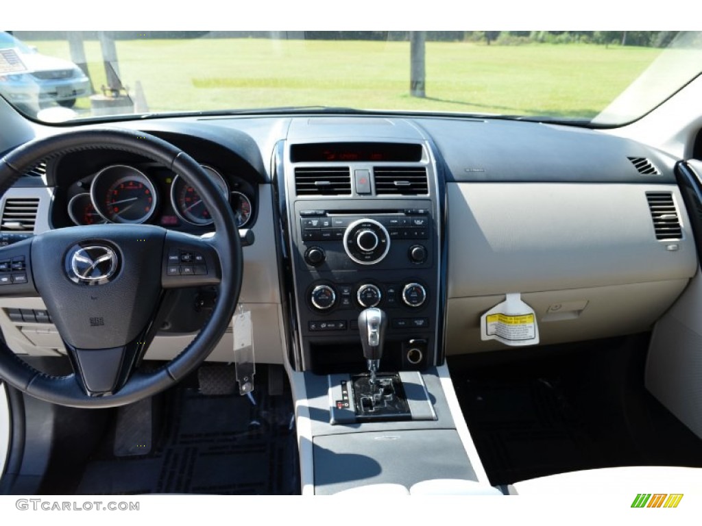 2011 CX-9 Touring - Crystal White Pearl Mica / Sand photo #16