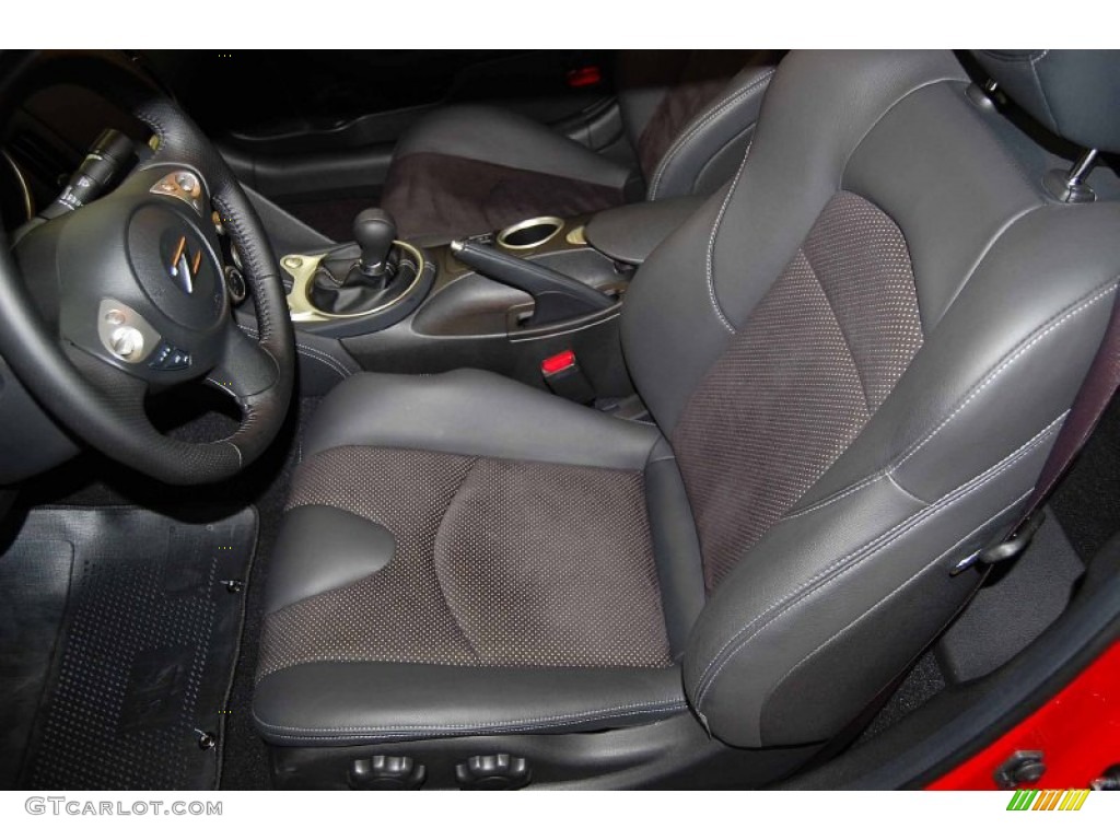 Black Interior 2011 Nissan 370Z Sport Touring Coupe Photo #72060433