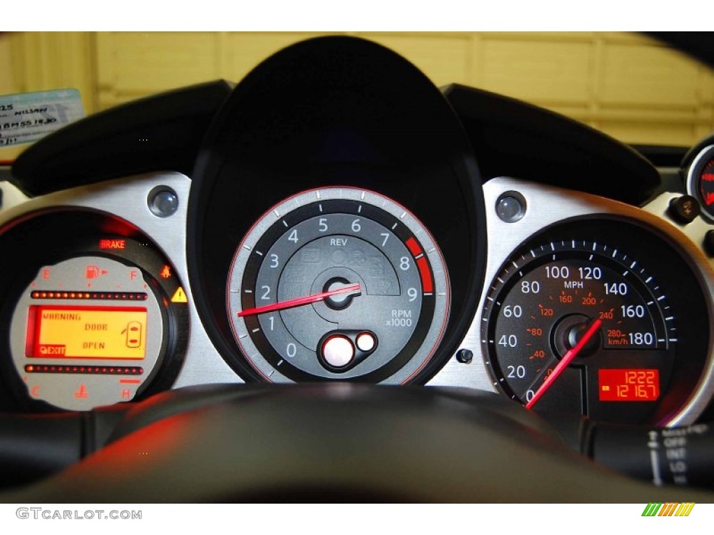 2011 Nissan 370Z Sport Touring Coupe Gauges Photo #72060693