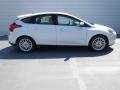 2013 White Platinum Ford Focus Electric Hatchback  photo #2